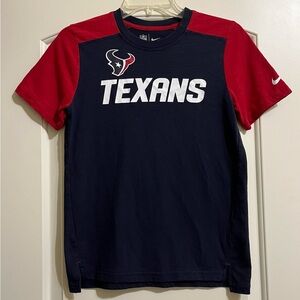 Houston Texans Youth Kids Nike Short Sleeves Tee Shirt Size Medium Unisex